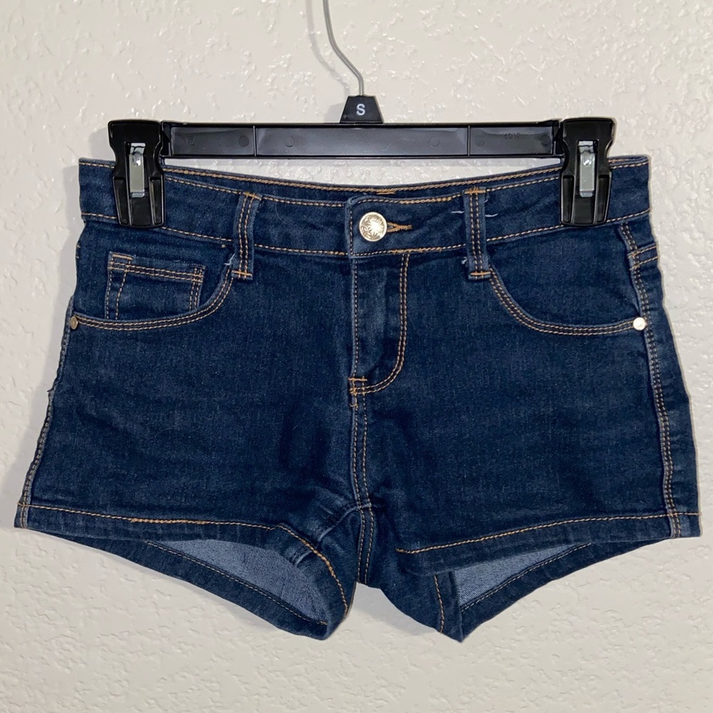 small dark jean shorts